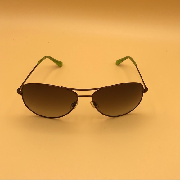 Kate Spade Ally 3/S Brown OP40 Aviator Metal Frame Sunglasses 60-15-135 main image 4